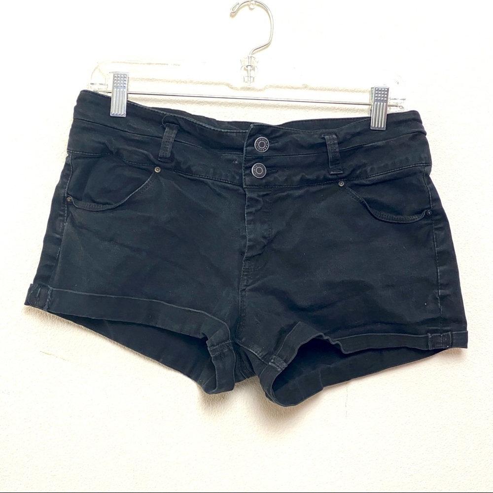 Black Refuge Midrise Shorts- (EUC) Size 10